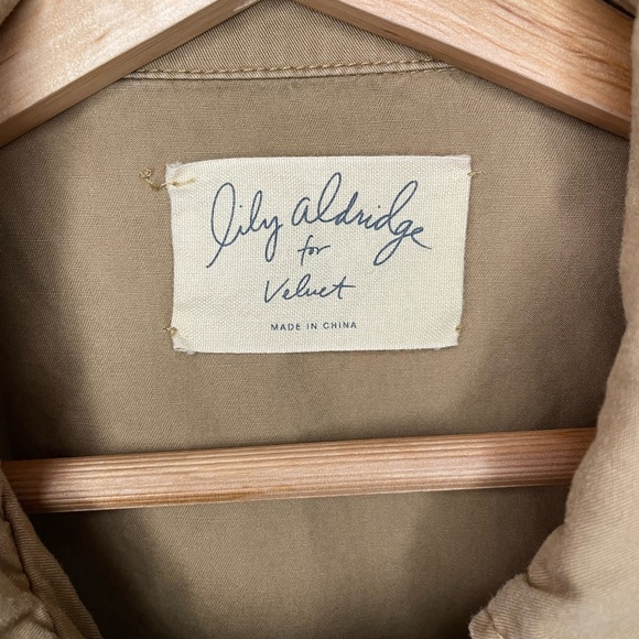 Lily Aldridge for Velvet by Graham & Spencer Telinna utility jacket small - Picture 3 of 11